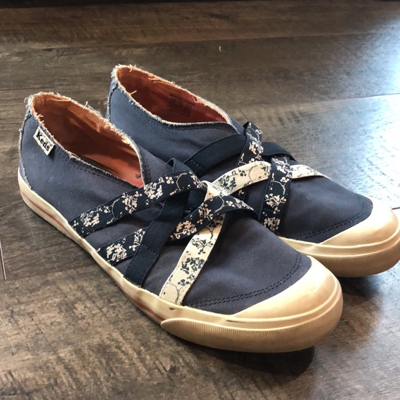 KEDS BLUE/WHITE SLIP ON SHOES SIZE 10 - Picture 7 of 10